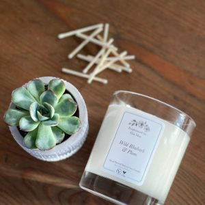 Wild Rhubarb & Plum Luxury Large Candle