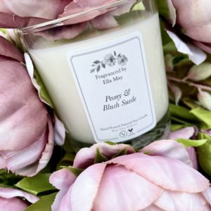 Peony & Blush Suede Luxury Large Candle (Copy)